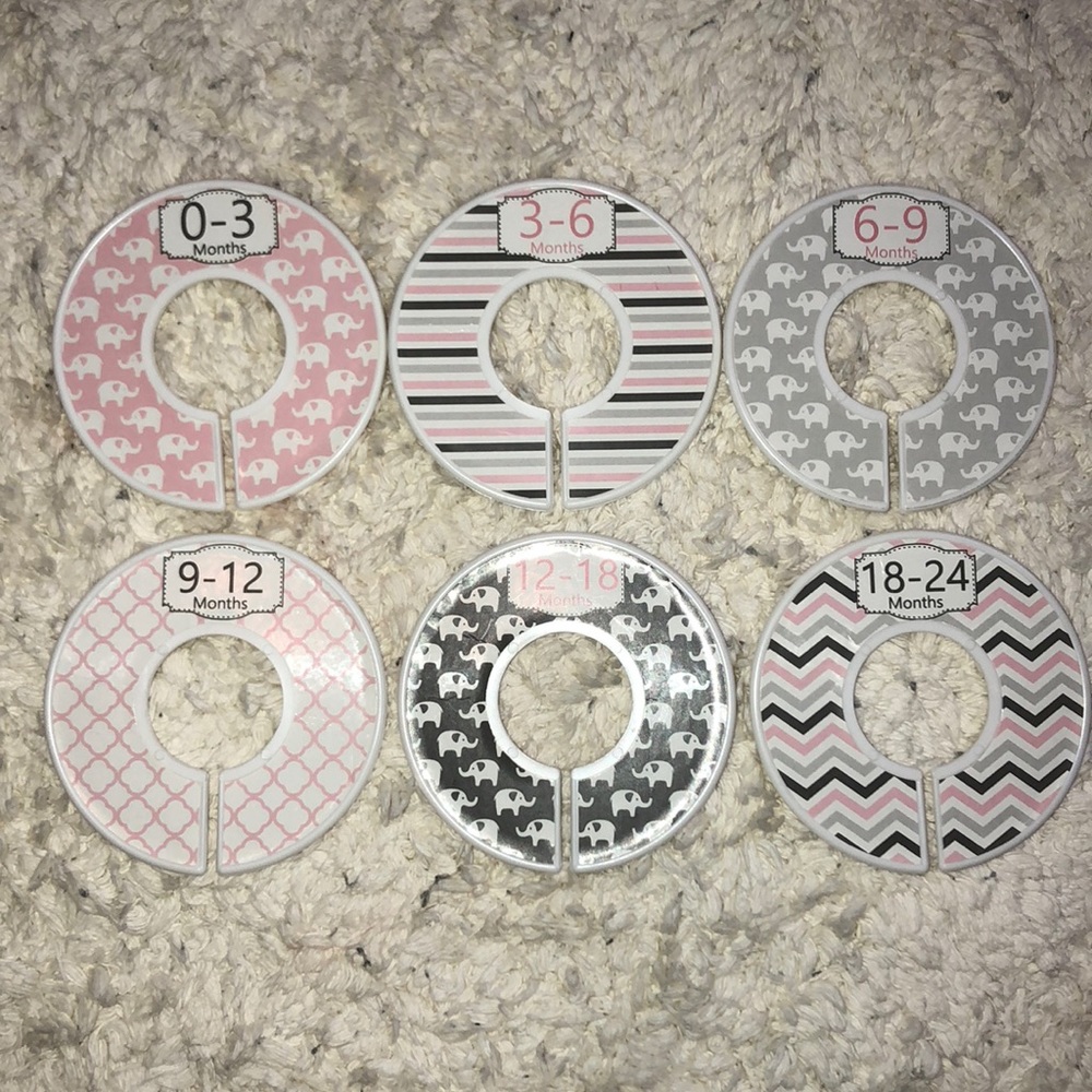 Baby Girl Closet Separators